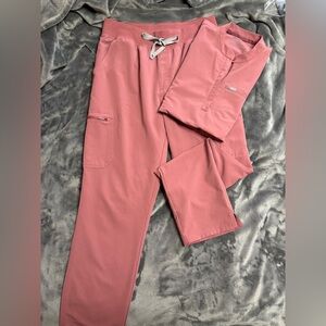 Figs Women's Mauve Scrub Set XL/XL Tall